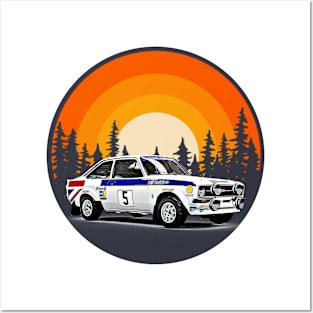 Escort Rally Forest Print Posters and Art